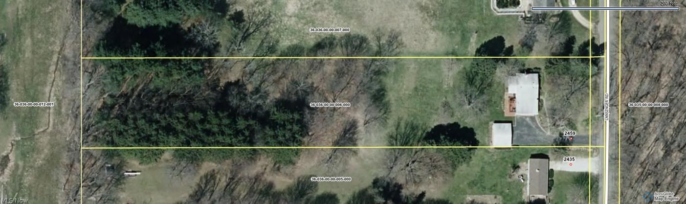 2459 Lansinger Road Mogadore, OH 44260 - Photo 21 of 21 Map of the lot.