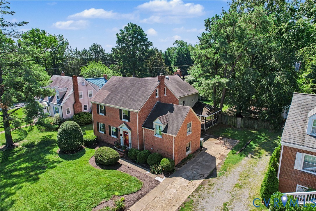 4803 Coleman Road Richmond, VA 23230 - Photo 47 of 54 Brick exterior with dark shutters, front entry wit