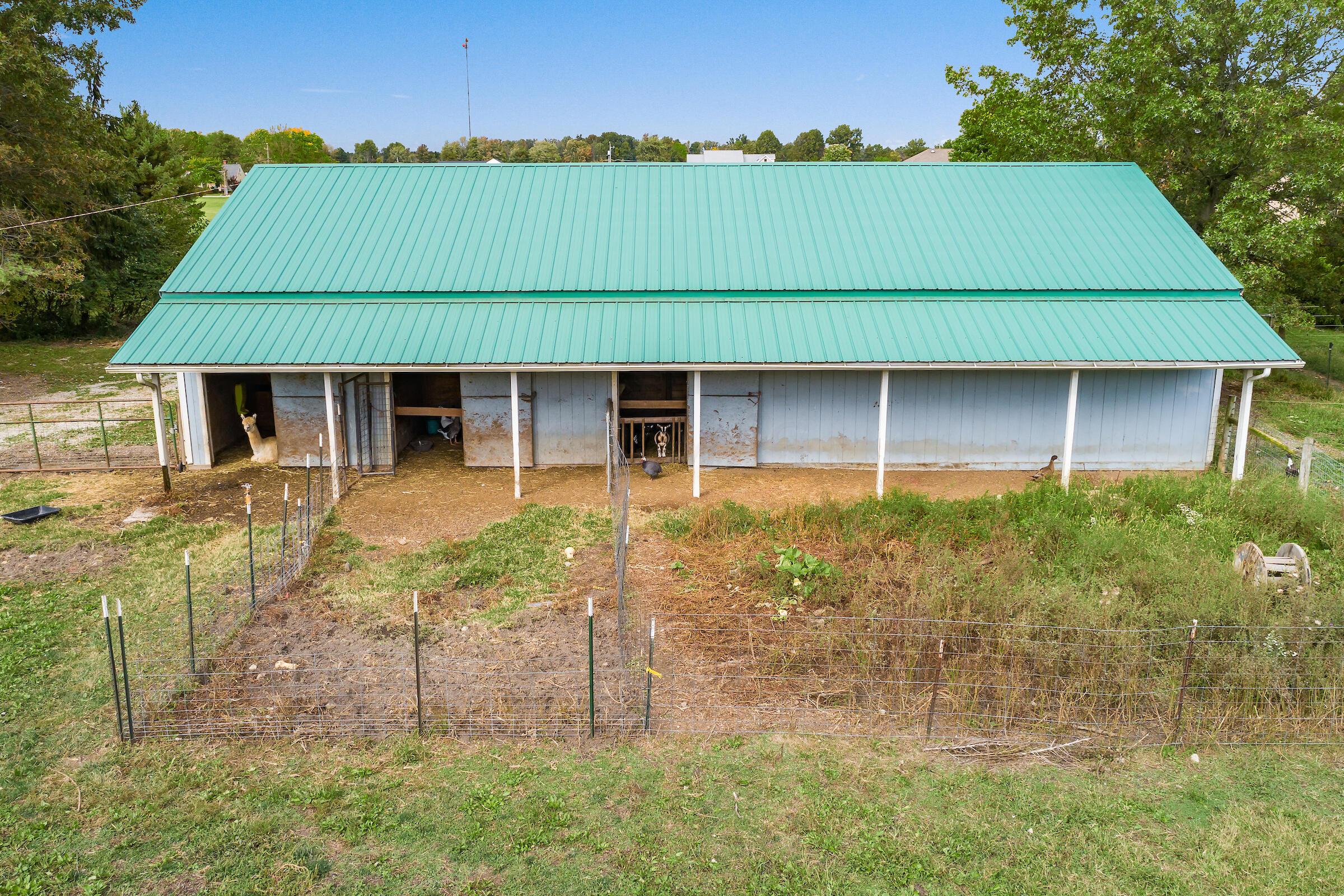 10761 Tollgate Road Southwest Etna, OH 43062 - Photo 69 of 90 The Right Side Of The Pole Barn Is The 20' X 30' Workshop w/ Concrete Floor