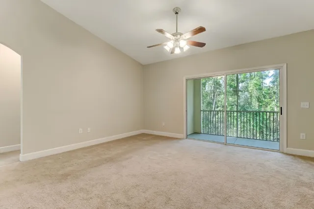 a view of an empty room with window
