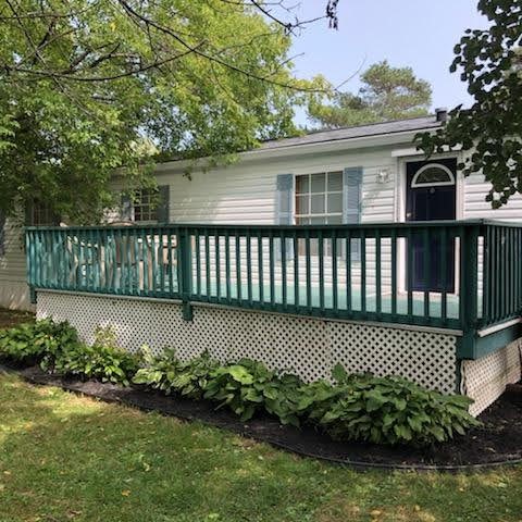 4345 Shortsville Road Manchester, NY 14548 - Photo 1 of 1 Welcome to Lot #53 in The Ritz mobile home park! Deck has been freshly painted for your enjoyment! Front door has been freshly painted as well!