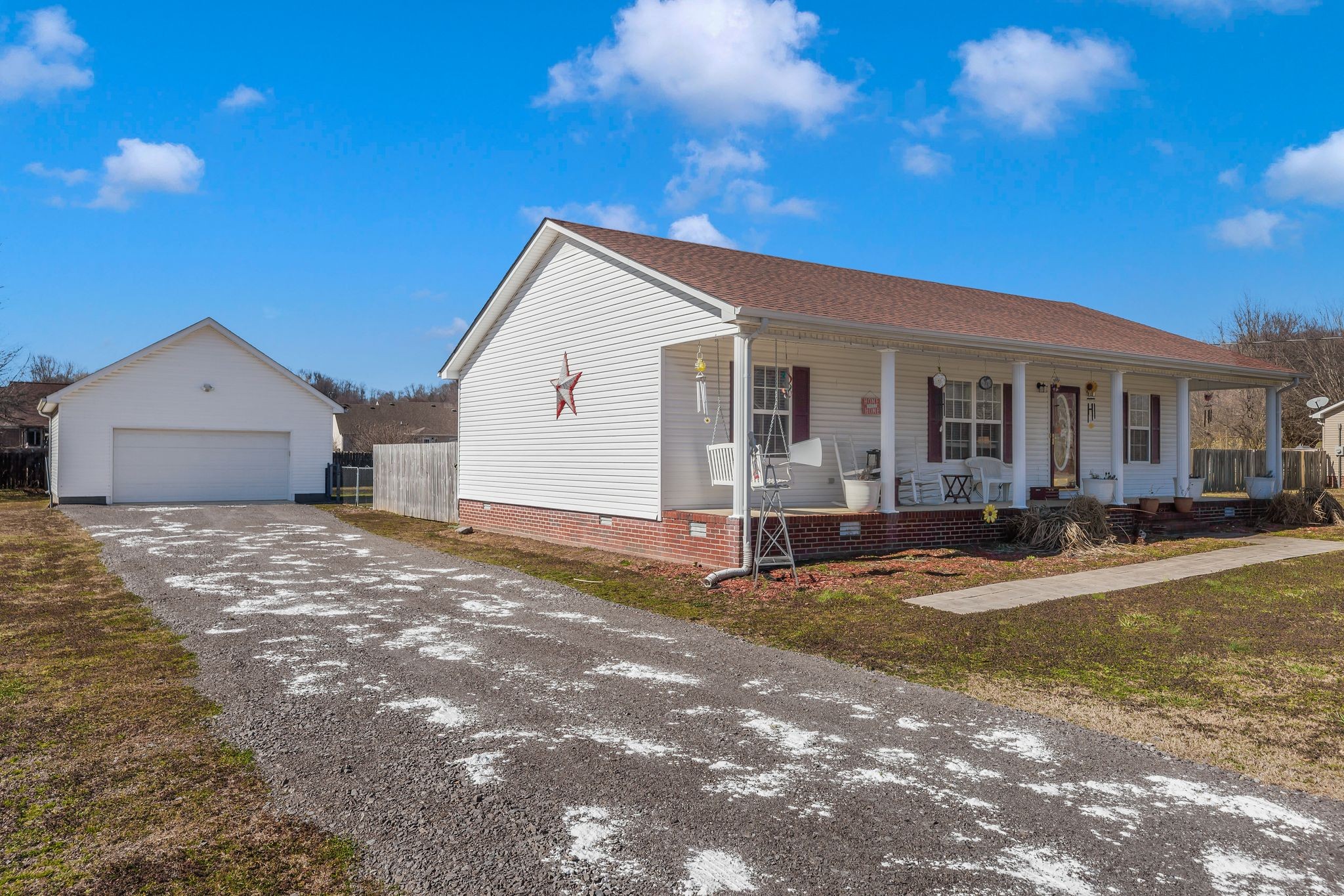 740 Happy Valley Road Bell Buckle, TN 37020 - Photo 2 of 33 a view of a house with backyard and sitting area