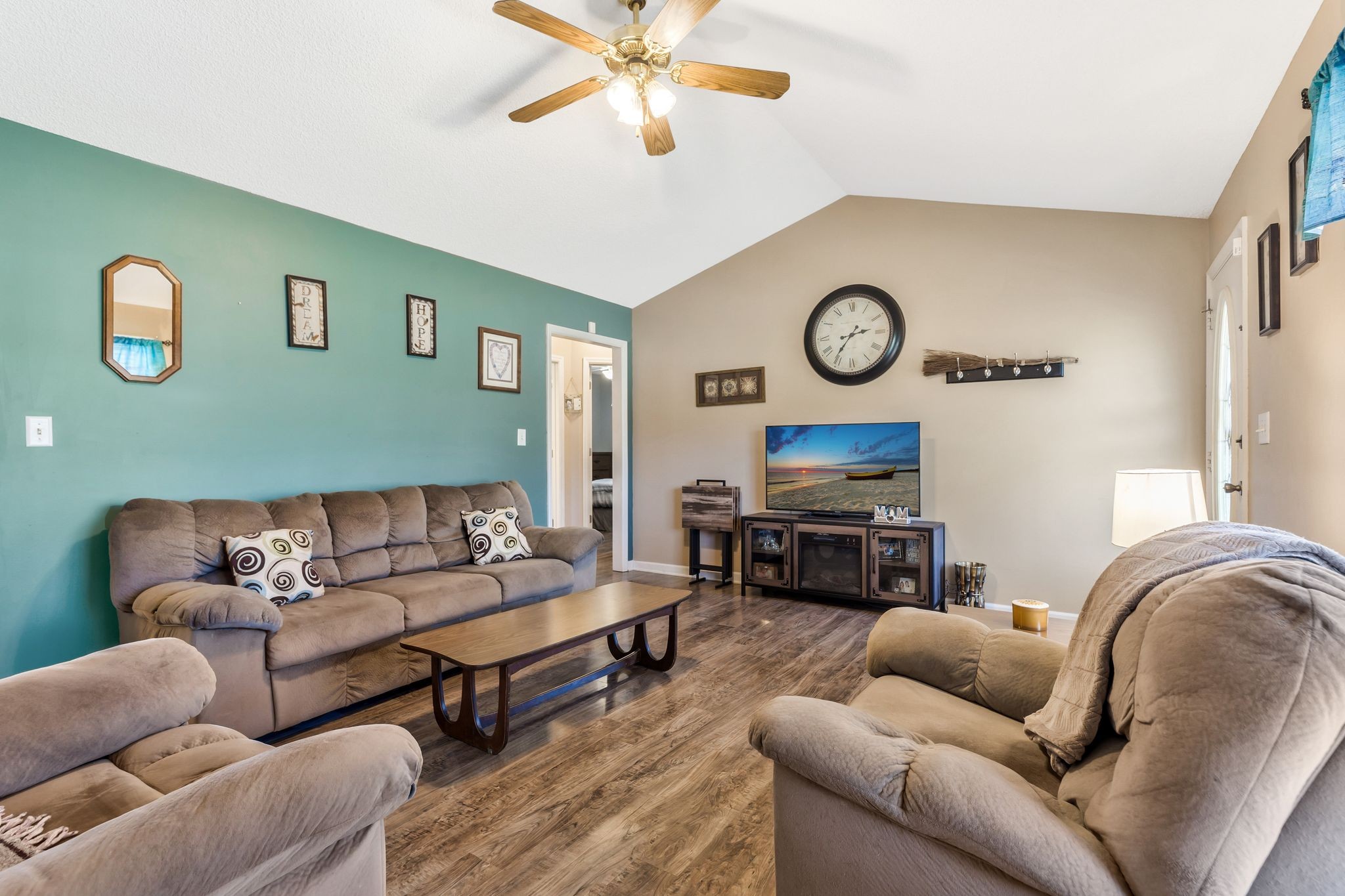 740 Happy Valley Road Bell Buckle, TN 37020 - Photo 8 of 33 a living room with furniture and a large window