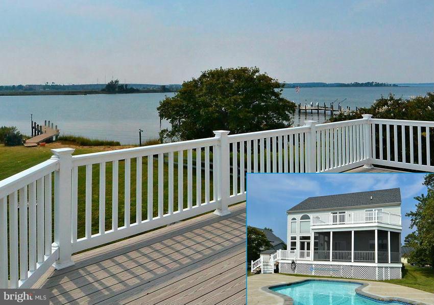1001 Long Point Road Grasonville, MD 21638 - Photo 1 of 29 a balcony with wooden floor and fence