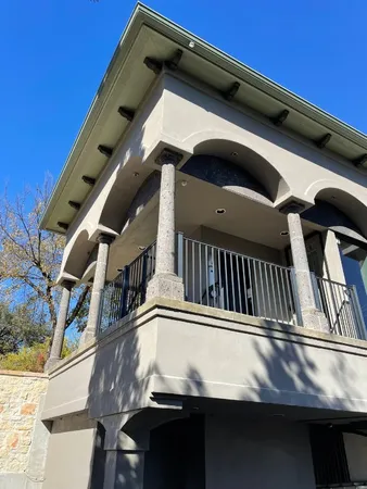 a view of balcony