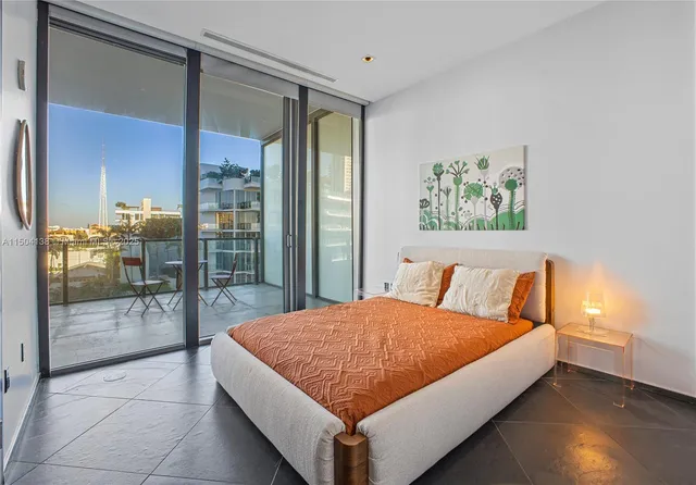 a view of a table and chairs in patio