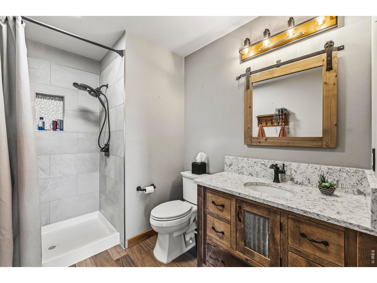 557 Redbluff Road Livermore, CO 80536 - Photo 17 of 50 Remodeled primary bathroom is a beauty!