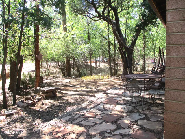 a view of outdoor space with trees