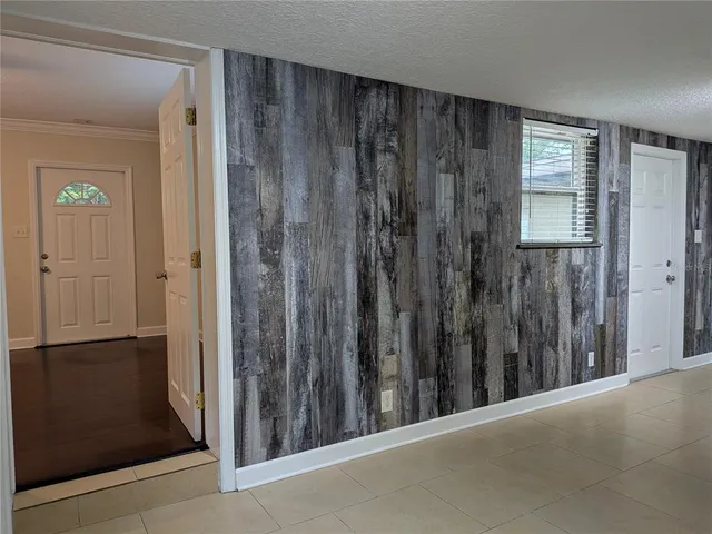 a view of hallway with stairs