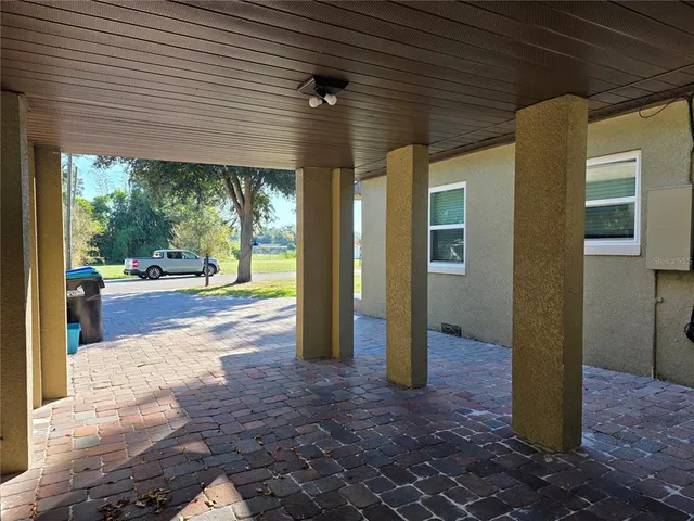 a view of a house with a porch