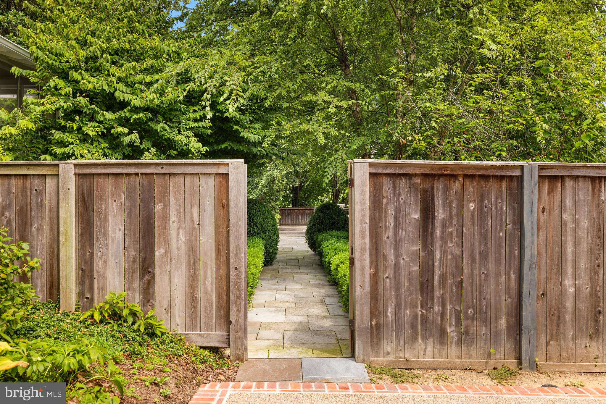 2955 Newark Street Northwest Washington, DC 20008 - Photo 16 of 47 a view of a wooden fence