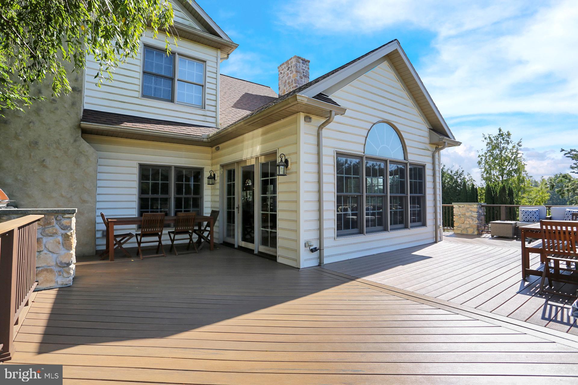 298 Heffner Road Wernersville, PA 19565 - Photo 48 of 58 Amazing Rear Trek Deck, Wraps around back of home