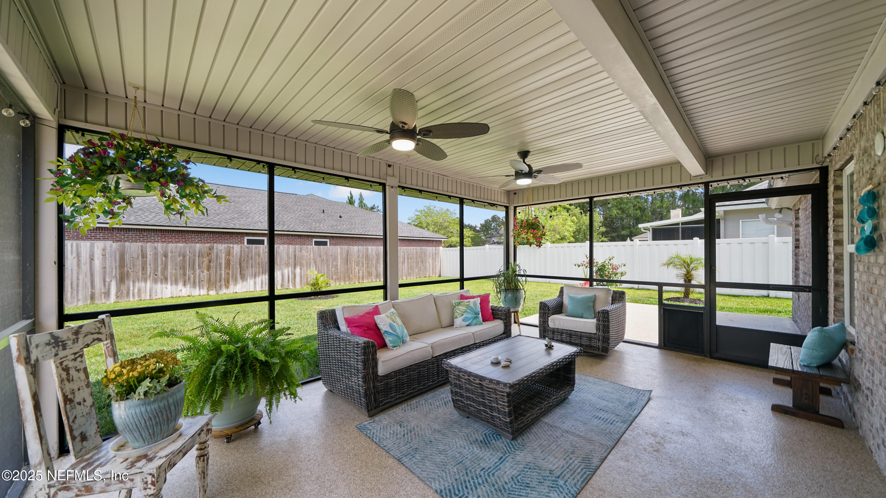 2020 Spring Meadows Court St. Augustine, FL 32092 - Photo 28 of 45 a balcony with furniture and a potted plant