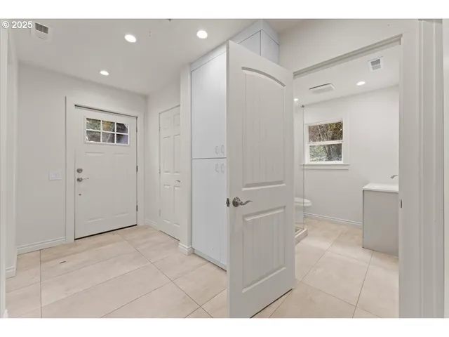 a view of an empty room