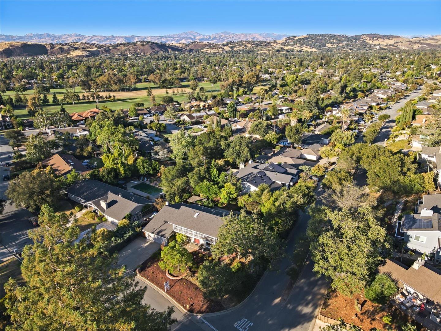 1262 Chateau Drive San Jose, CA 95120 - Photo 56 of 57 an aerial view of a city