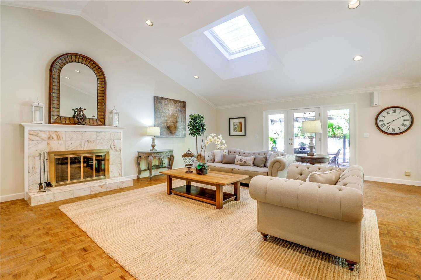 1262 Chateau Drive San Jose, CA 95120 - Photo 6 of 57 a living room with furniture and a fireplace