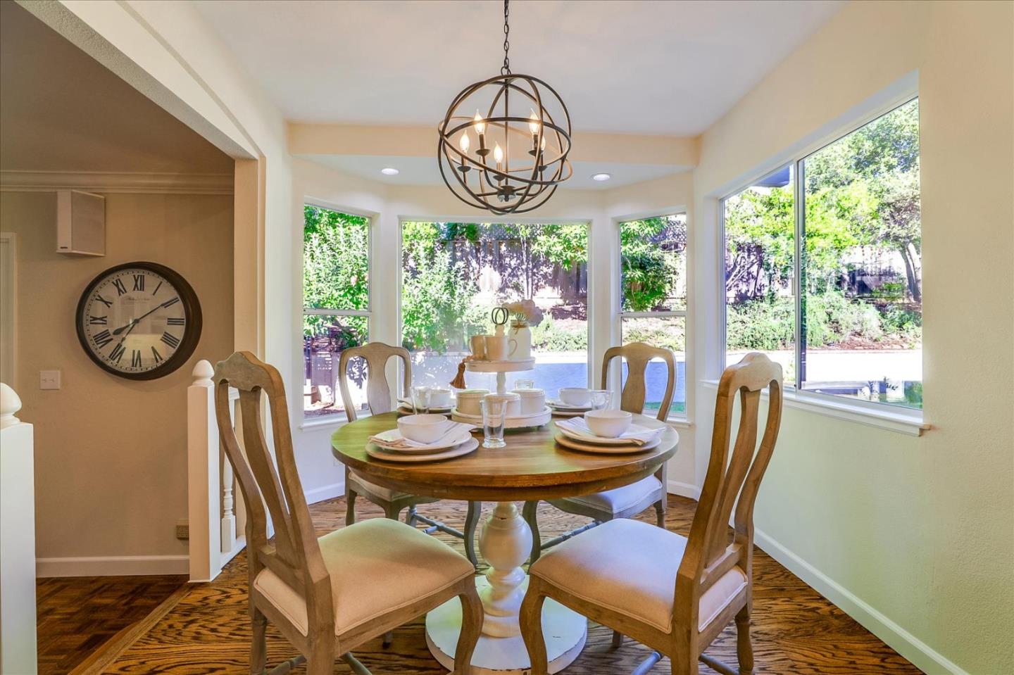 1262 Chateau Drive San Jose, CA 95120 - Photo 10 of 57 a view of a dining room with furniture window and wooden floor