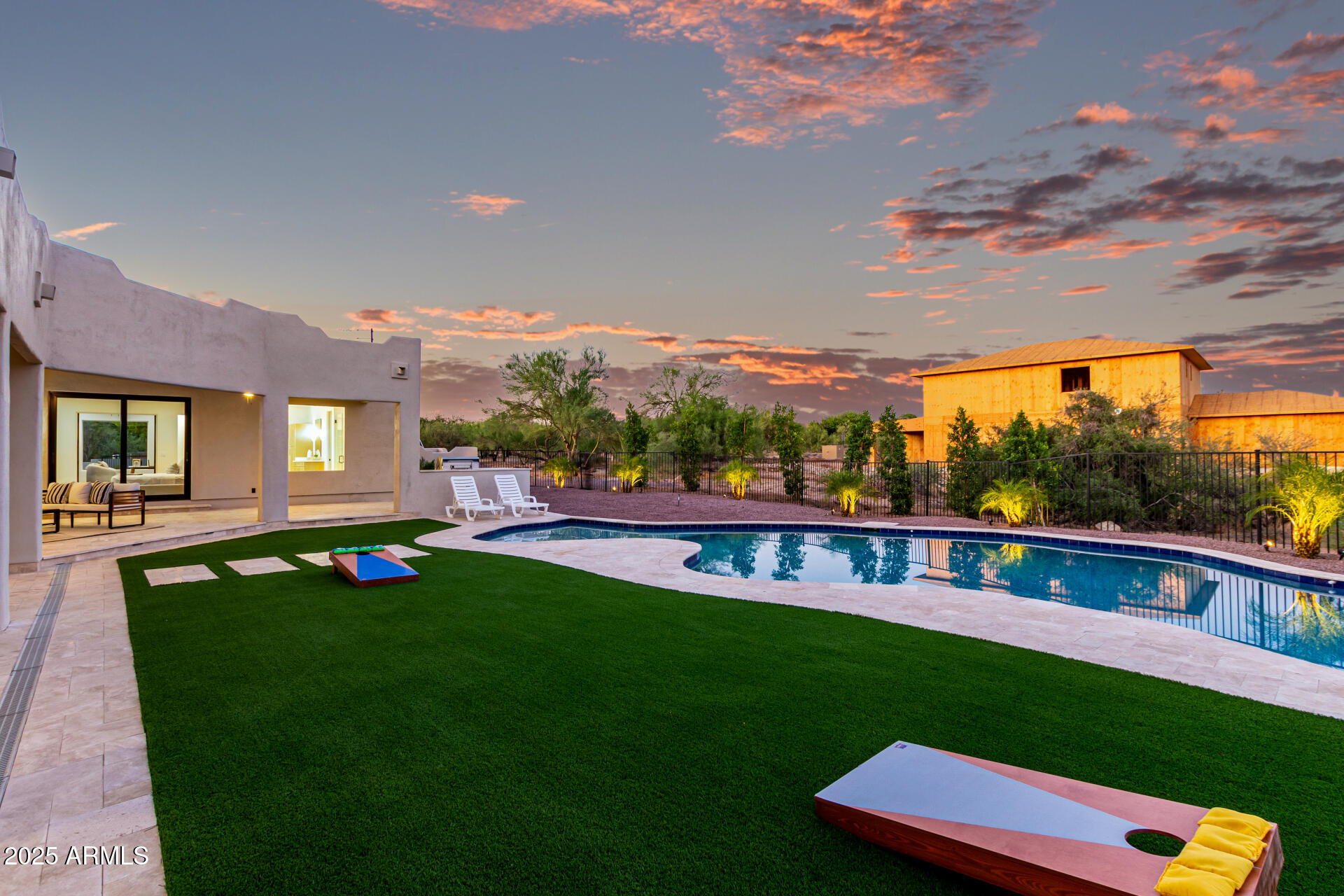 6735 East Dove Valley Road Cave Creek, AZ 85331 - Photo 43 of 58 a view of a house with a big yard