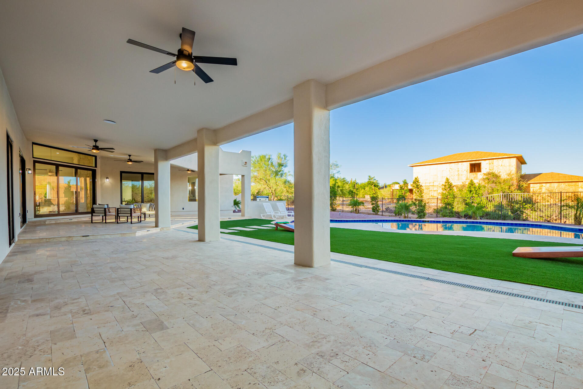 6735 East Dove Valley Road Cave Creek, AZ 85331 - Photo 53 of 58 a view of a livingroom with furniture front door