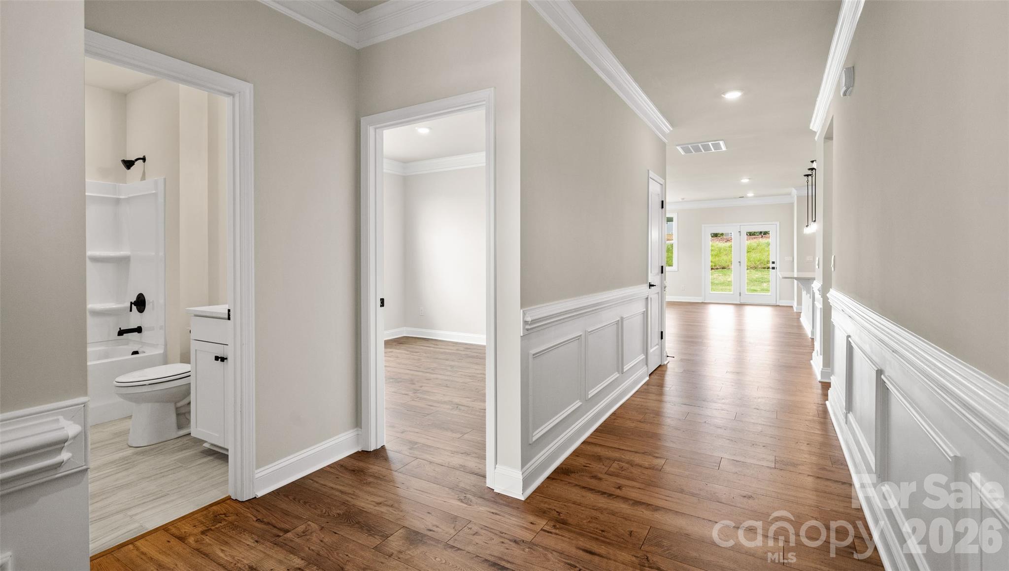 662 River Btm Road Fletcher, NC 28732 - Photo 13 of 31 a view of a hallway with wooden floor