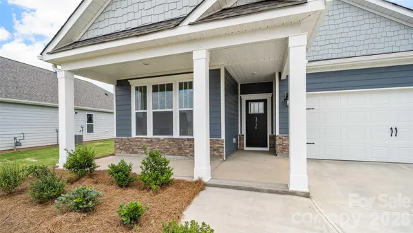 a view of entrance front of house