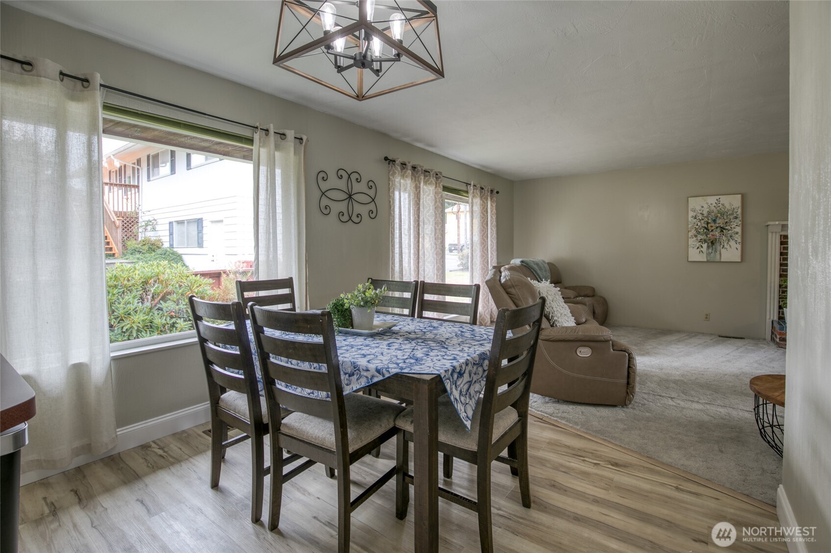 218 Holly Lane Cosmopolis, WA 98537 - Photo 14 of 30 a view of a dining room with furniture window and outside view