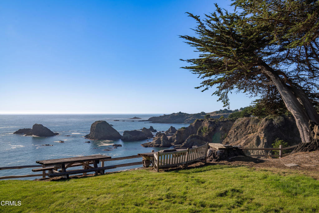 5420 Highway 1 Elk, CA 95432 - Photo 35 of 72 a view of a backyard with lawn chairs