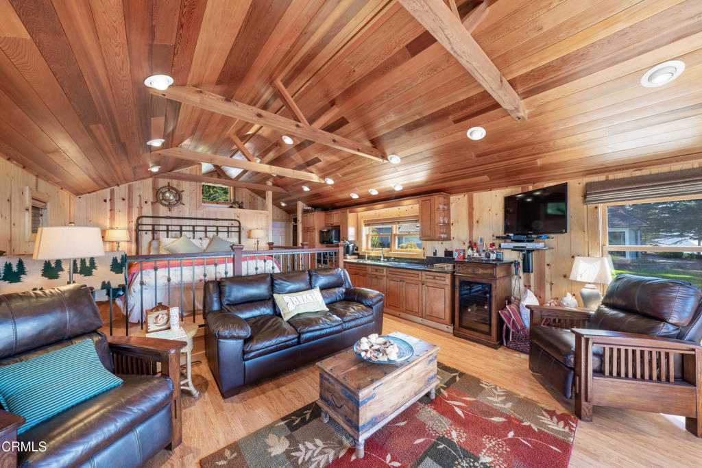 5420 Highway 1 Elk, CA 95432 - Photo 66 of 72 a living room with furniture and a flat screen tv