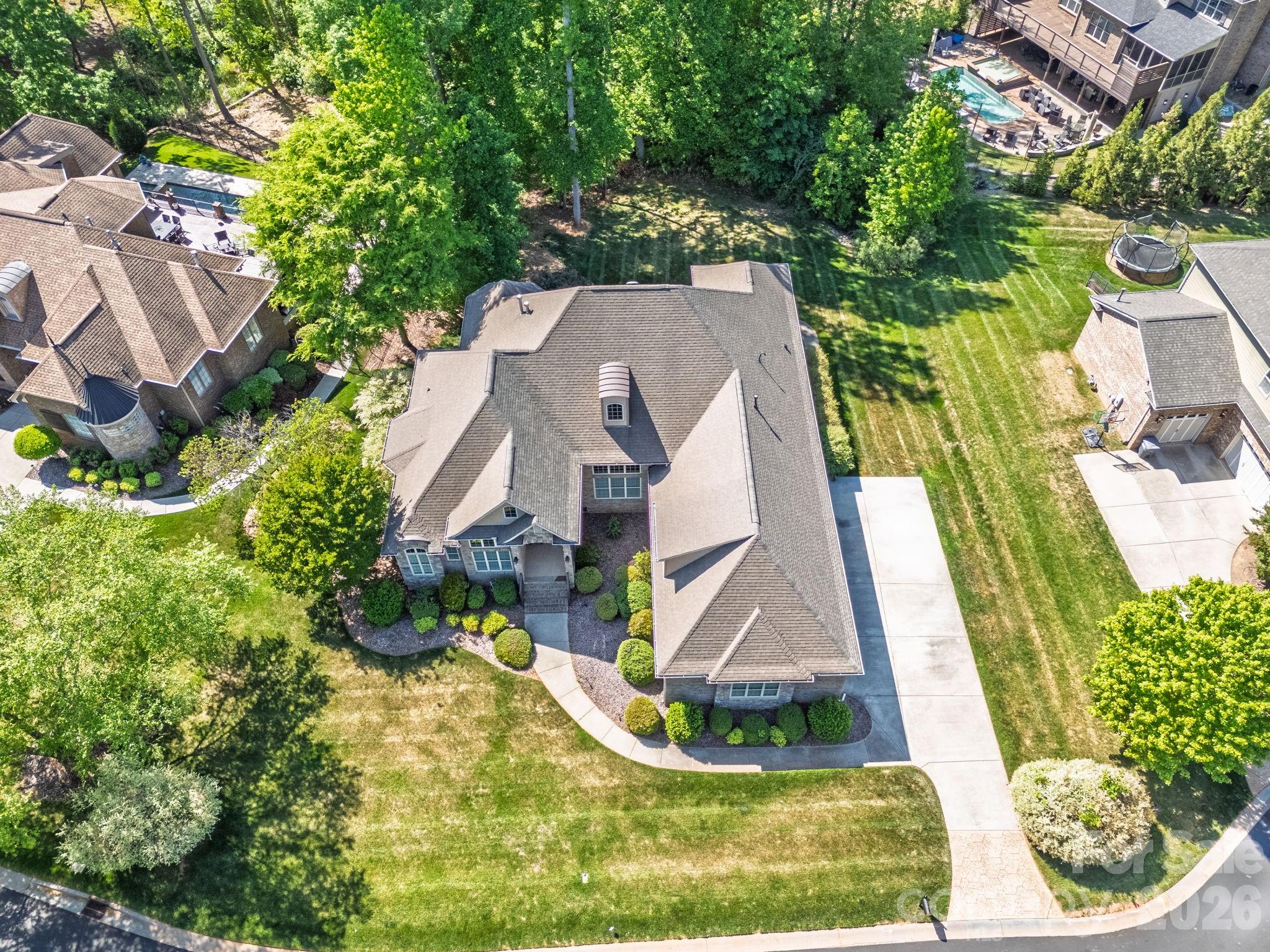 3138 Rappahannock Court, Unit 16 Matthews, NC 28104 - Photo 22 of 38 an aerial view of a house