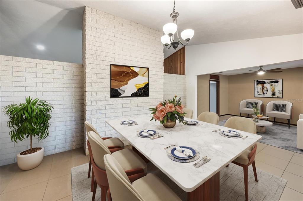 3811 Southwest 82nd Street Gainesville, FL 32608 - Photo 7 of 24 a view of a dining room with furniture and wooden floor