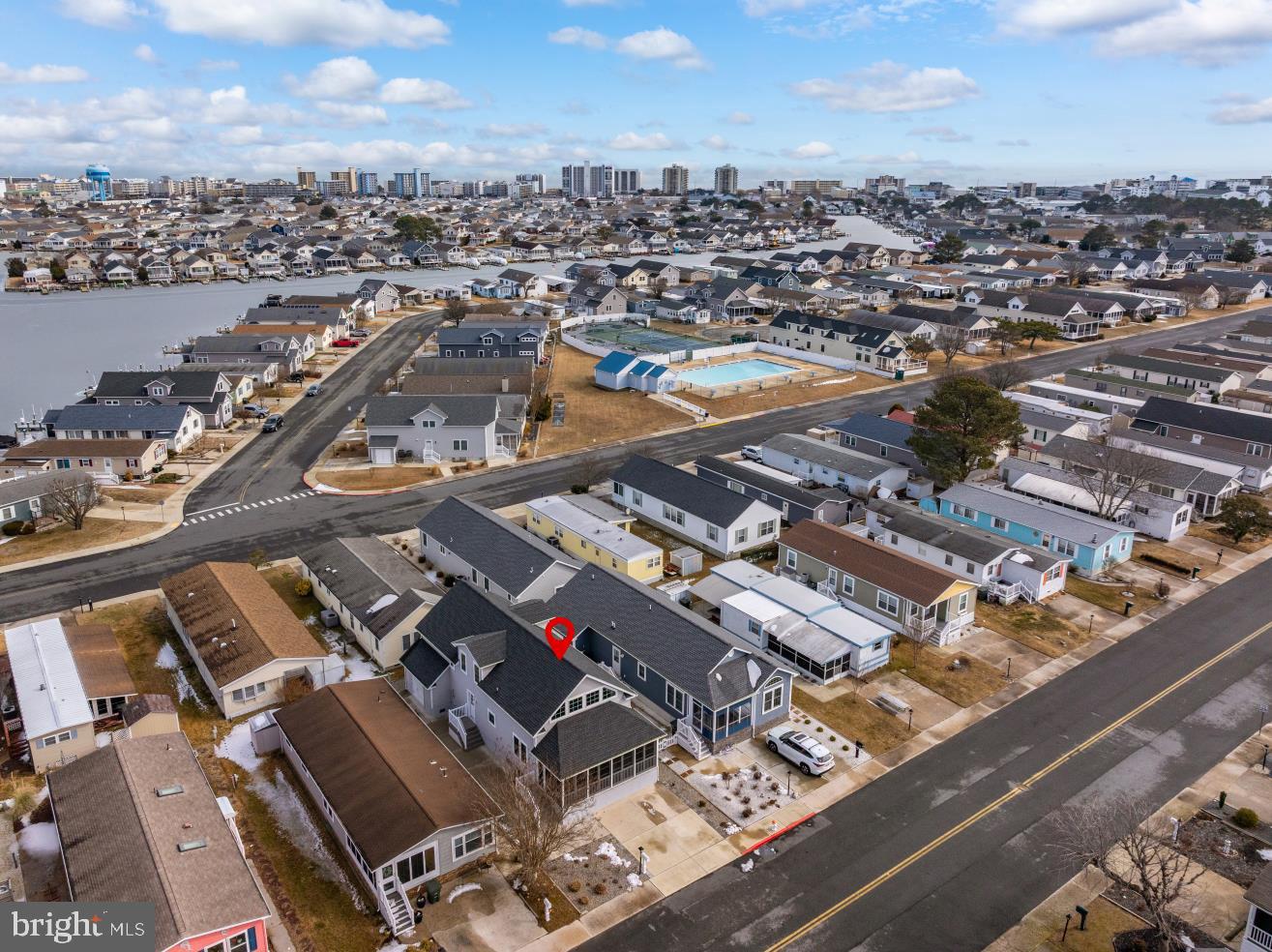 144 Clamshell Road Ocean City, MD 21842 - Photo 56 of 64 an aerial view of a city