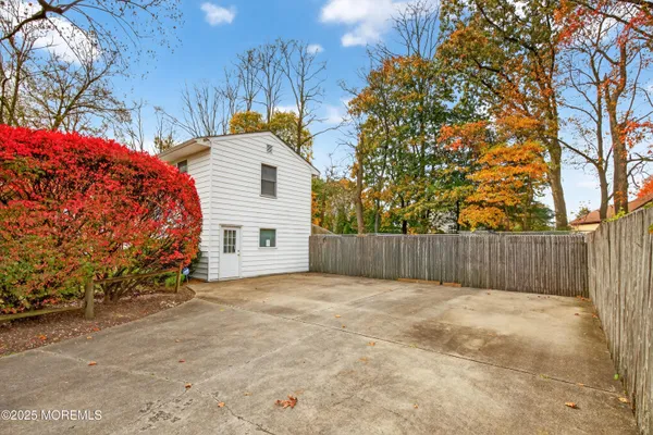 a view of yard with tree