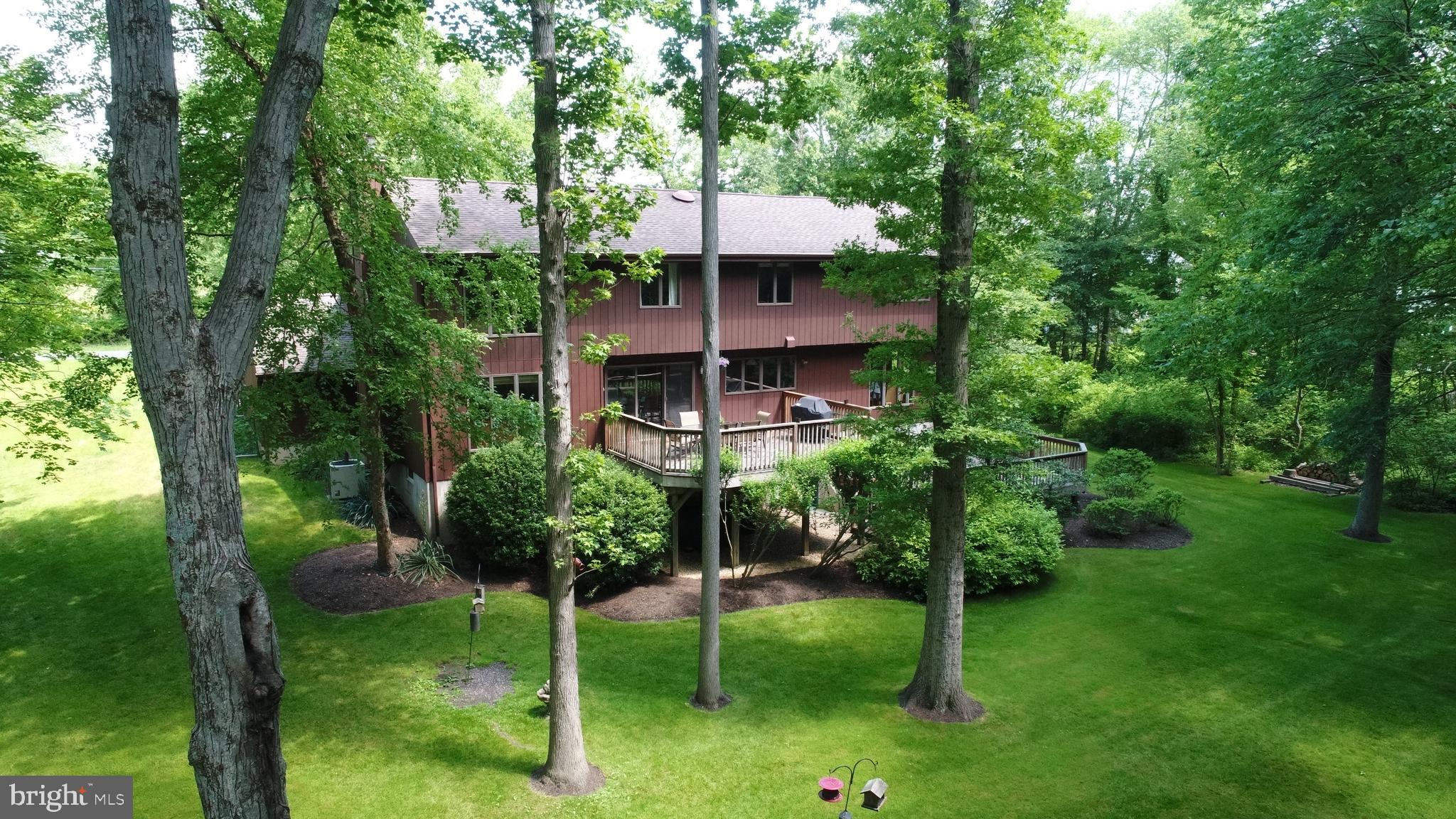 11 Carson Road Princeton, NJ 08540 - Photo 2 of 37 Rear aerial view