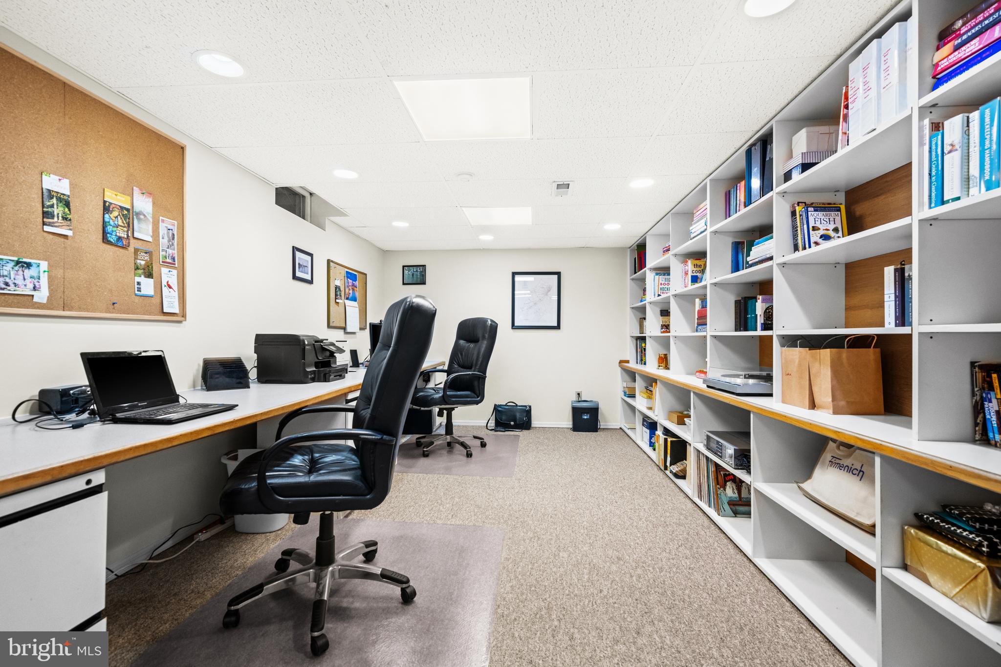 11 Carson Road Princeton, NJ 08540 - Photo 21 of 37 Dual desk space with full wall bookshelves