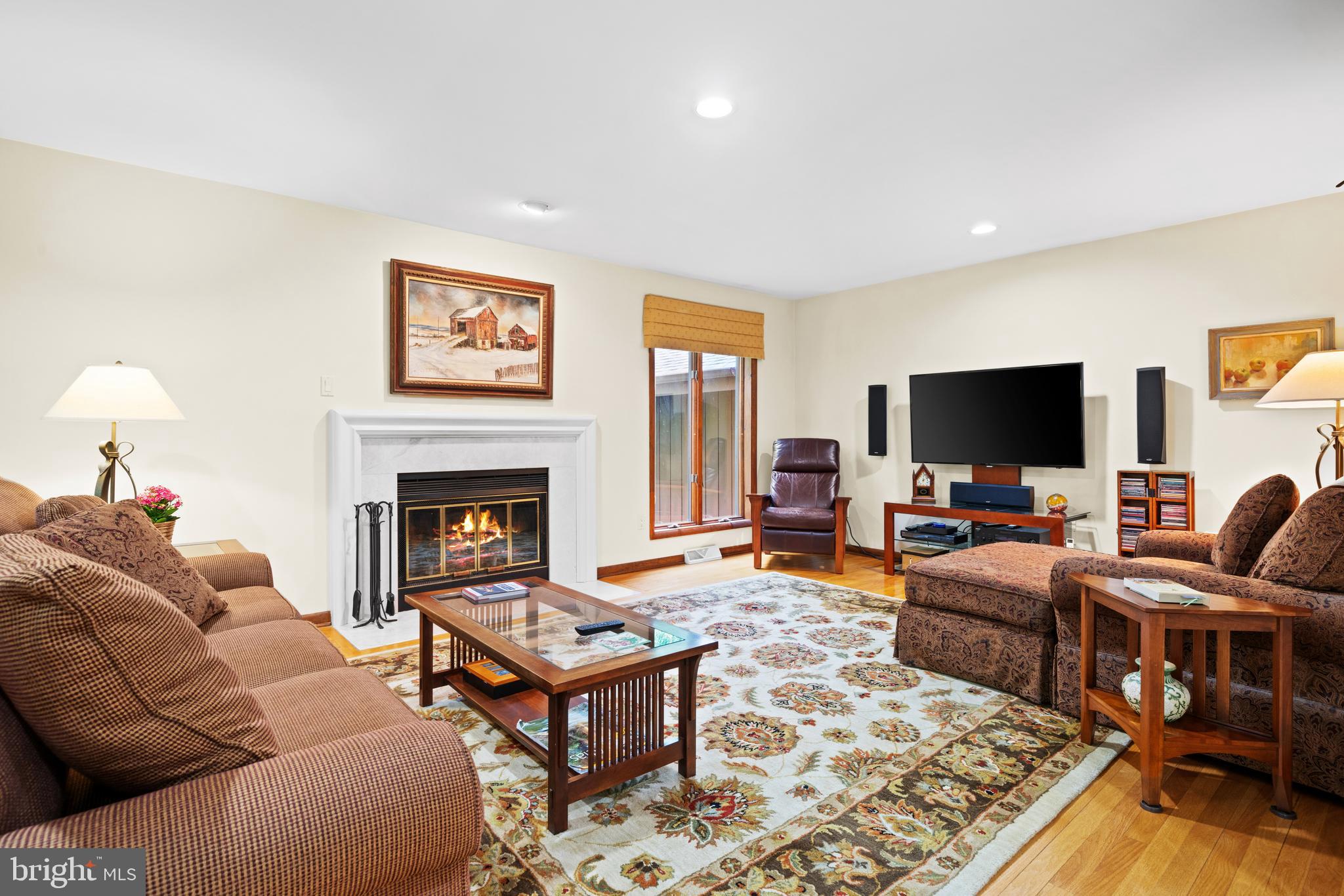 11 Carson Road Princeton, NJ 08540 - Photo 6 of 37 Family room with wood fireplace