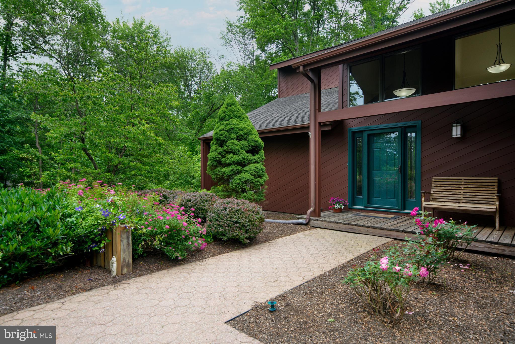11 Carson Road Princeton, NJ 08540 - Photo 8 of 37 Front walkway to covered porch