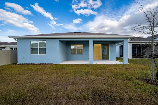 a house view with a garden space