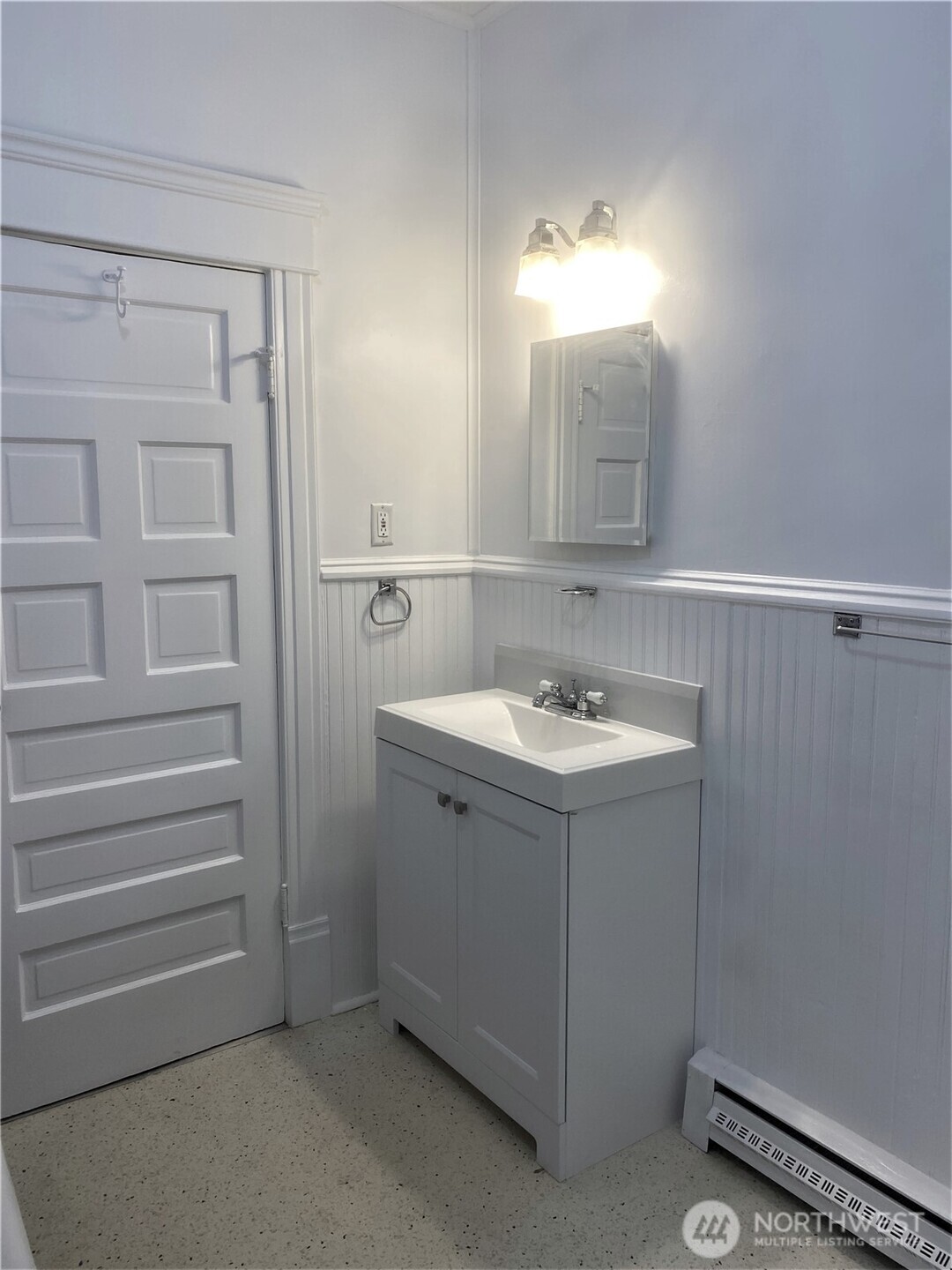 3722 Oakes Avenue Everett, WA 98201 - Photo 11 of 27 a bathroom with a sink mirror and vanity