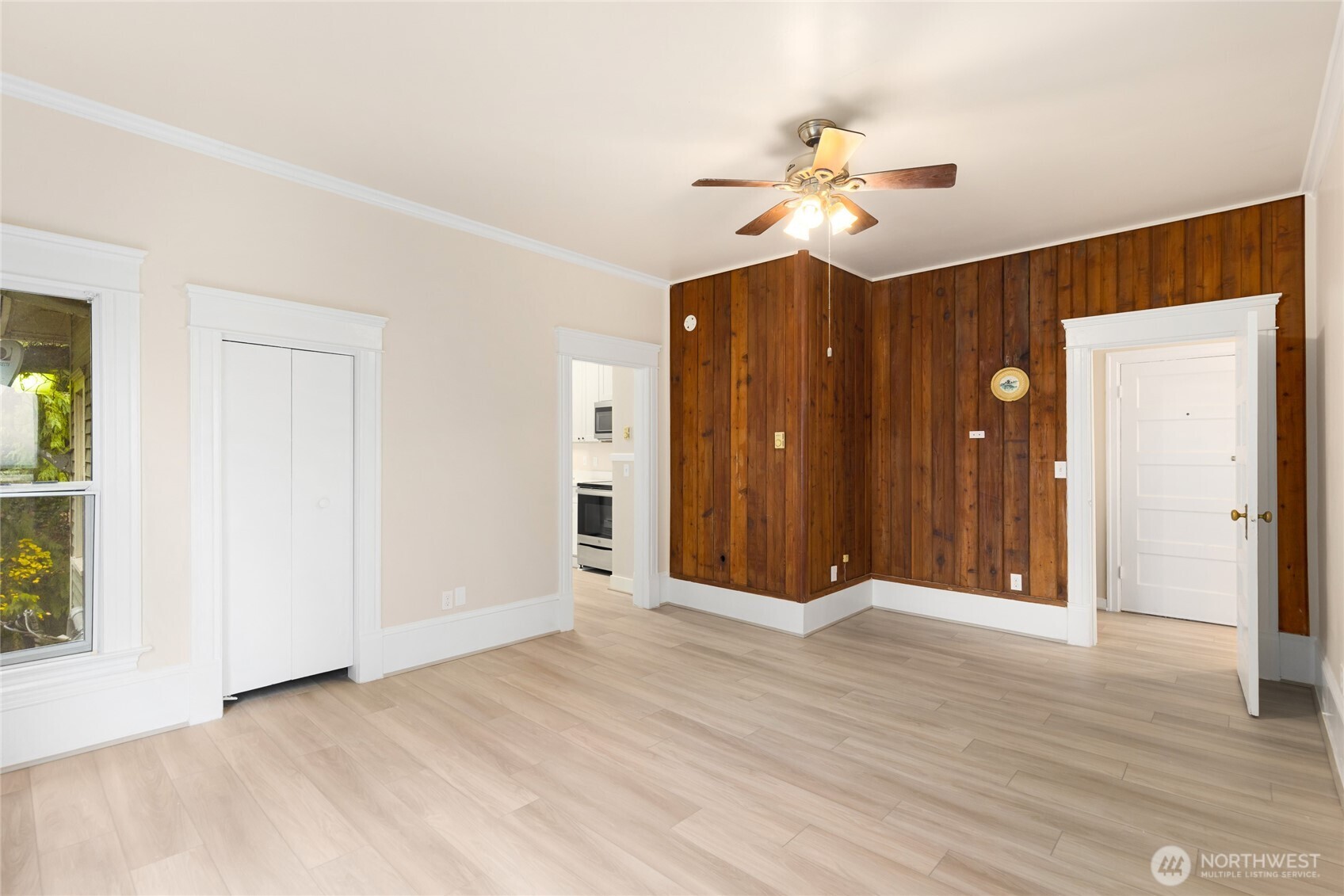3722 Oakes Avenue Everett, WA 98201 - Photo 16 of 27 wooden floor in an empty room with a window