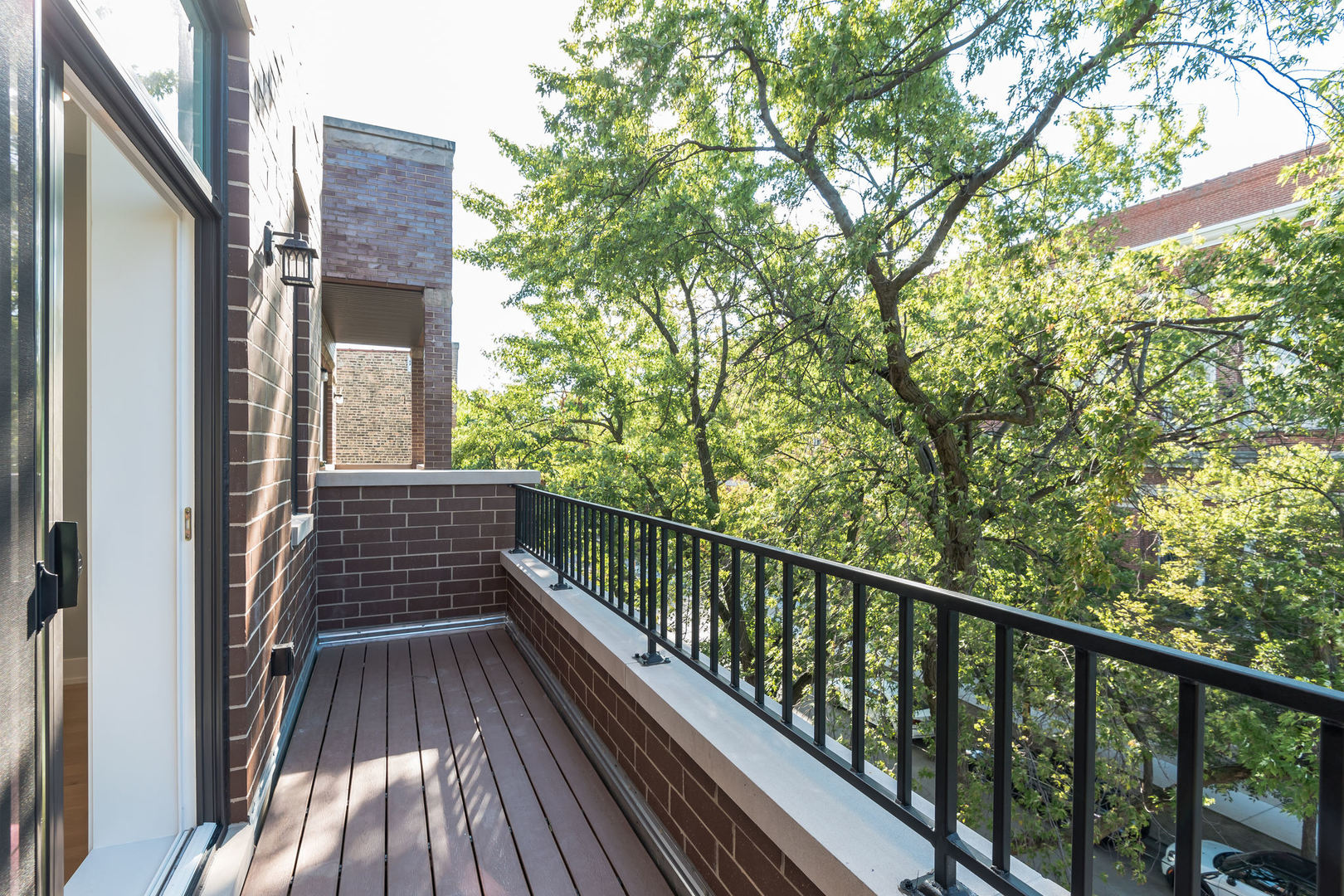 2714 West Cortez Street, Unit 3 Chicago, IL 60622 - Photo 17 of 22 a view of balcony with wooden floor