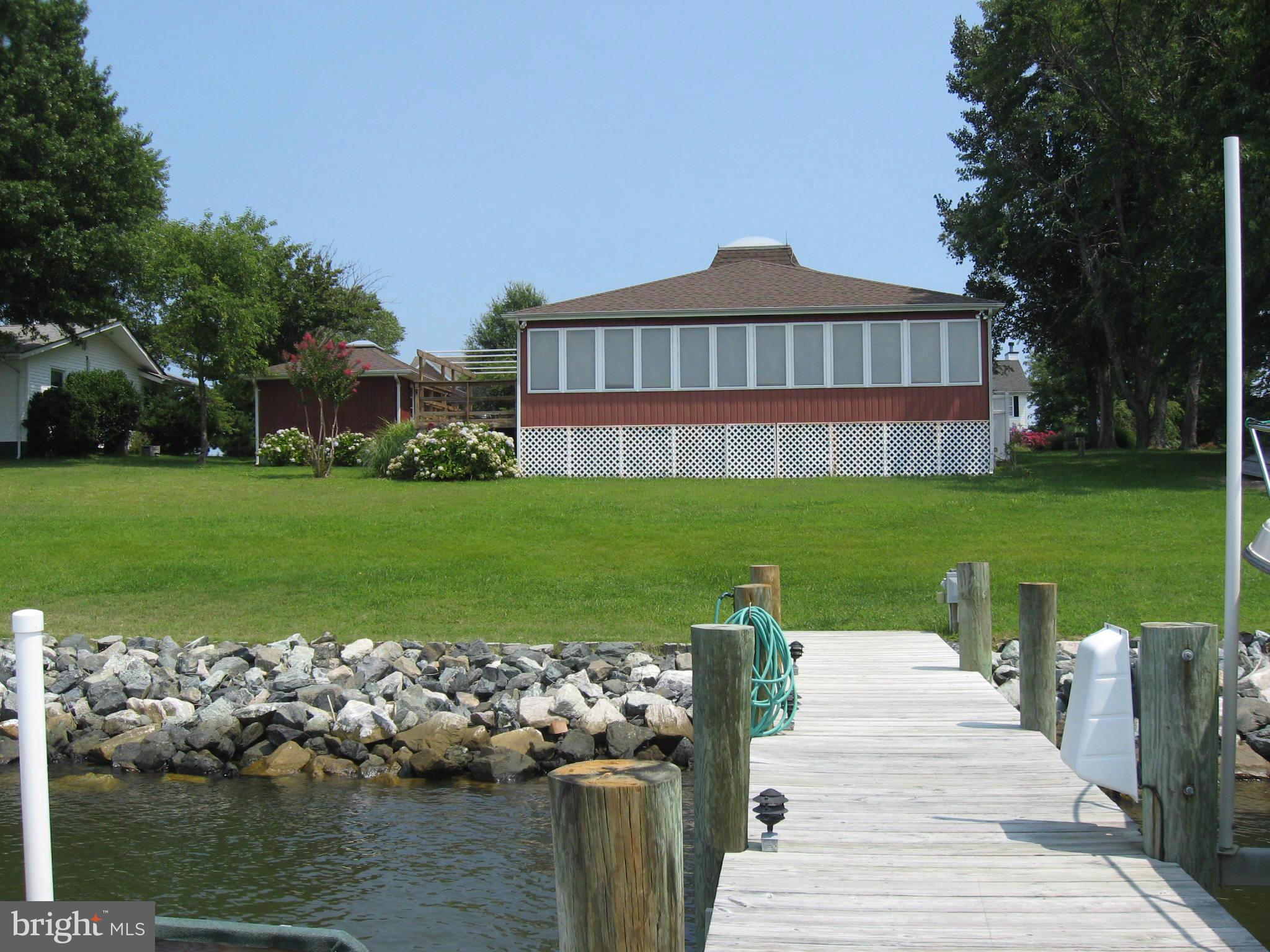 9395 River View Road Broomes Island, MD 20615 - Photo 5 of 22 View from pier, notice revetment