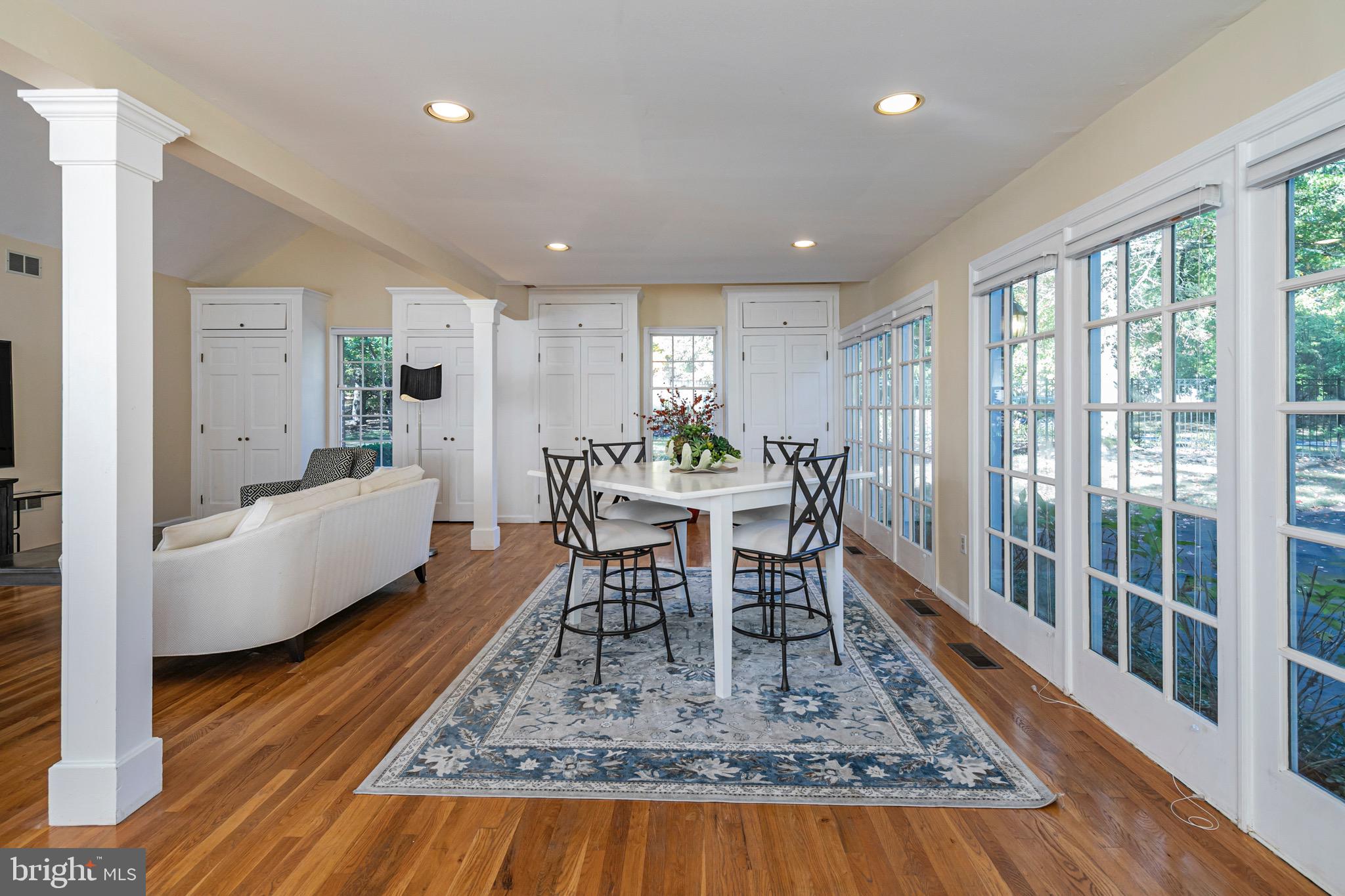8 Winfield Road Princeton, NJ 08540 - Photo 17 of 52 a view of a dining room with furniture window and wooden floor