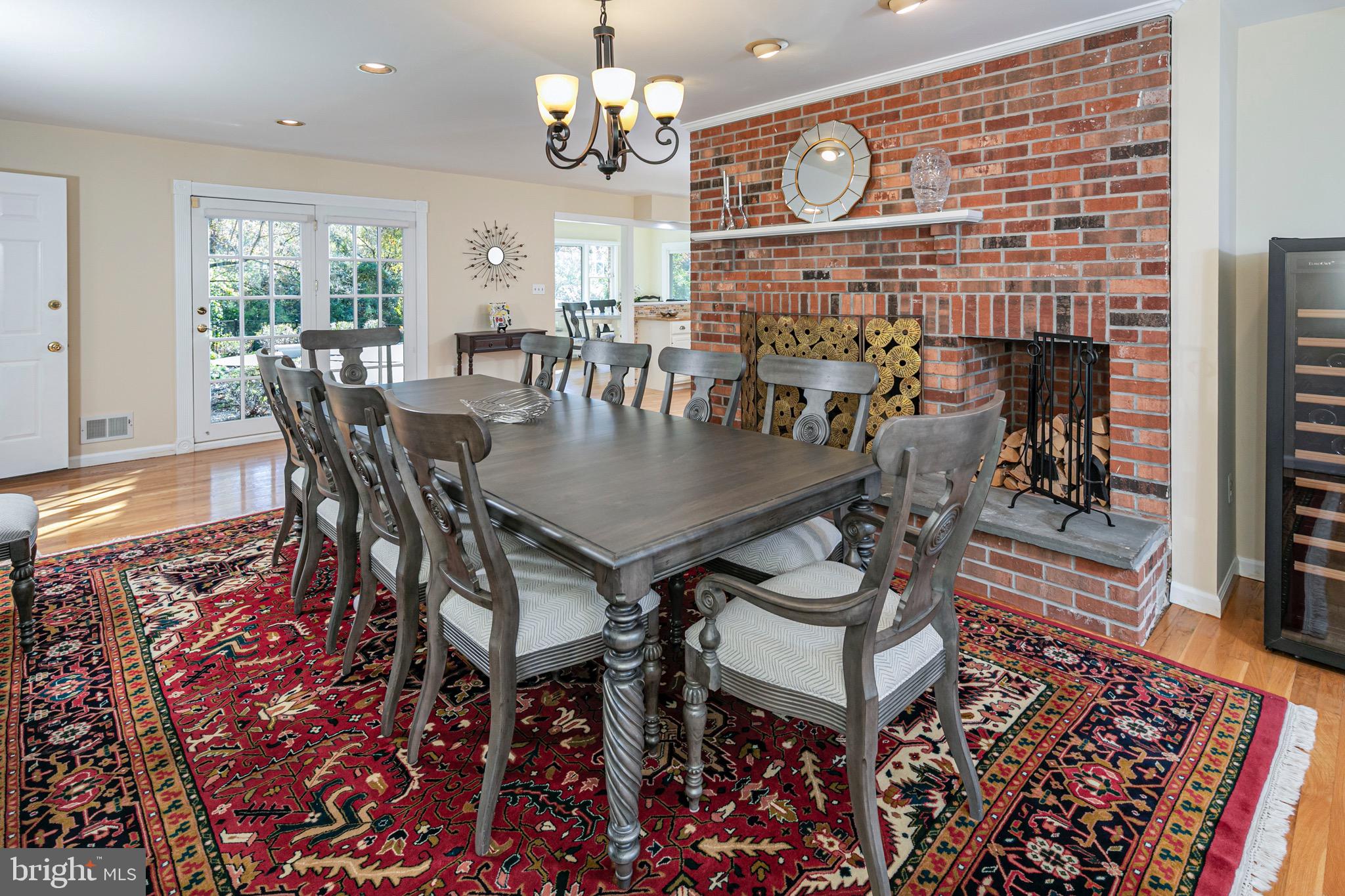 8 Winfield Road Princeton, NJ 08540 - Photo 21 of 52 a view of a dining room with furniture window and wooden floor