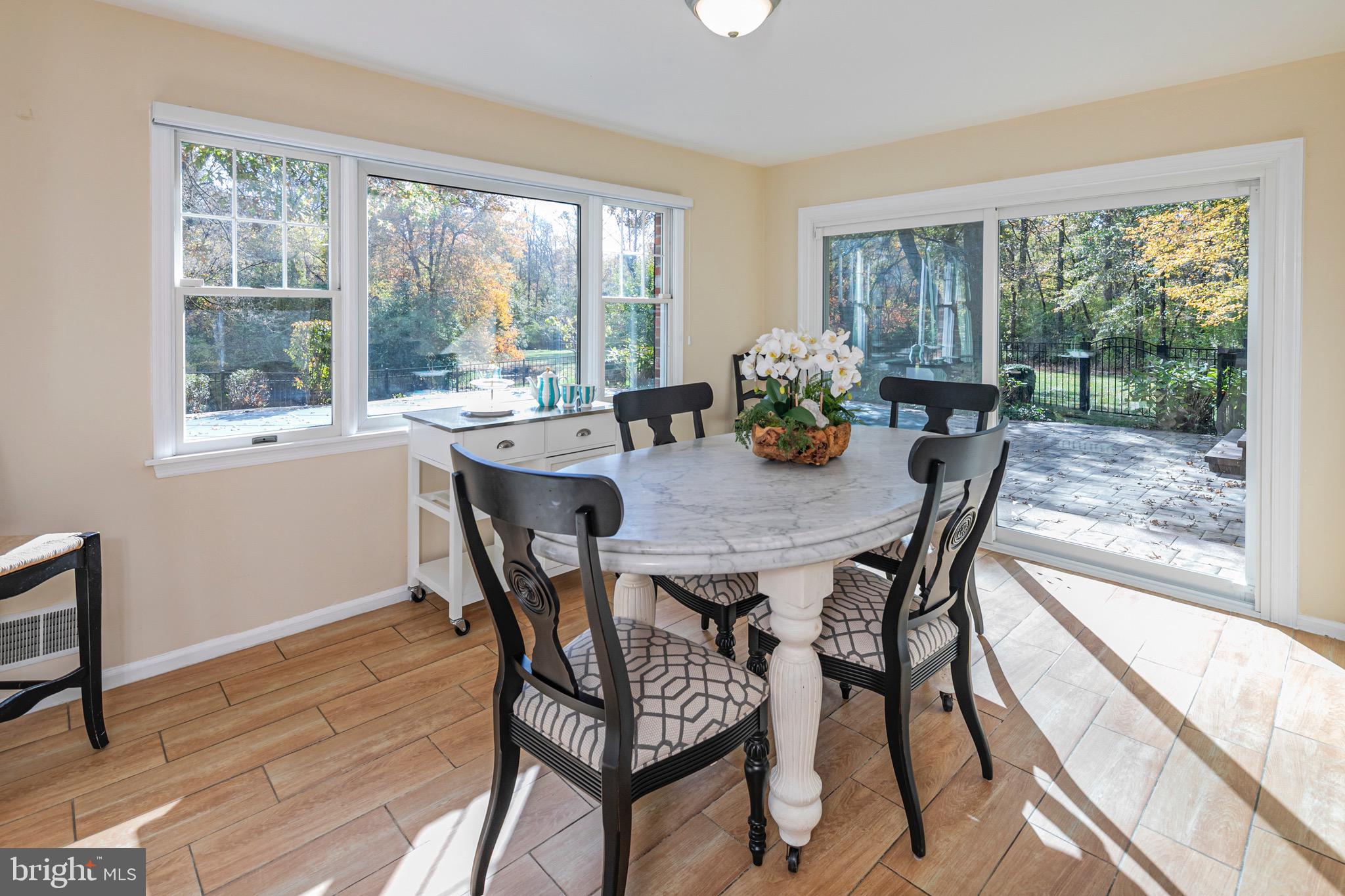 8 Winfield Road Princeton, NJ 08540 - Photo 24 of 52 a view of a dining room with furniture window and wooden floor