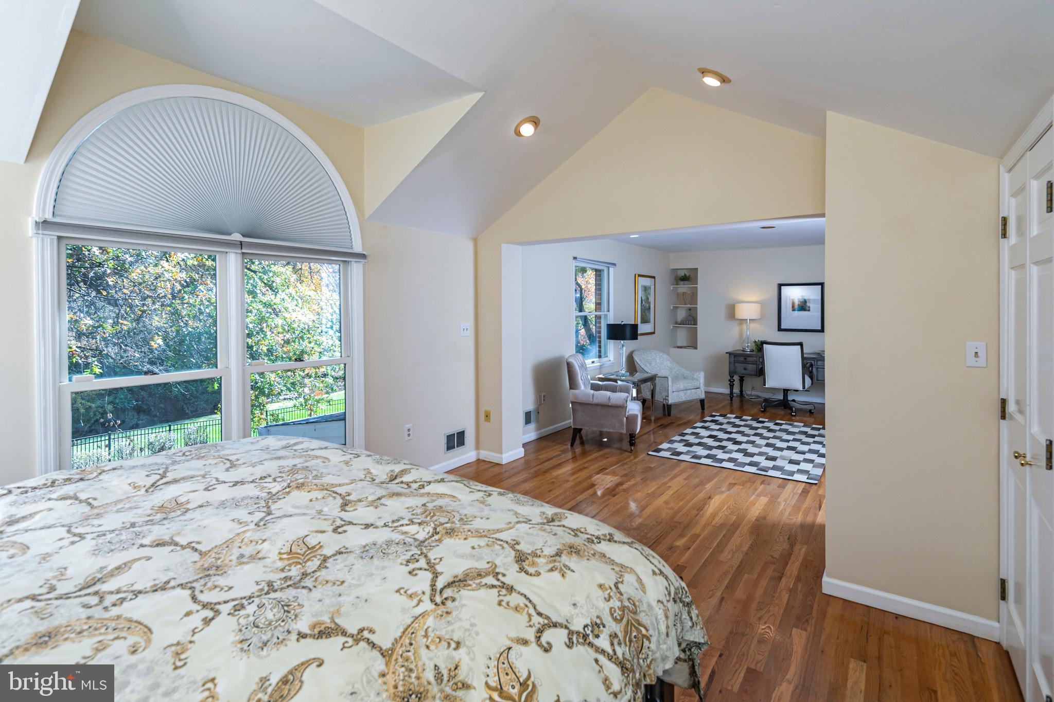 8 Winfield Road Princeton, NJ 08540 - Photo 35 of 52 a bedroom with a bed and wooden floor