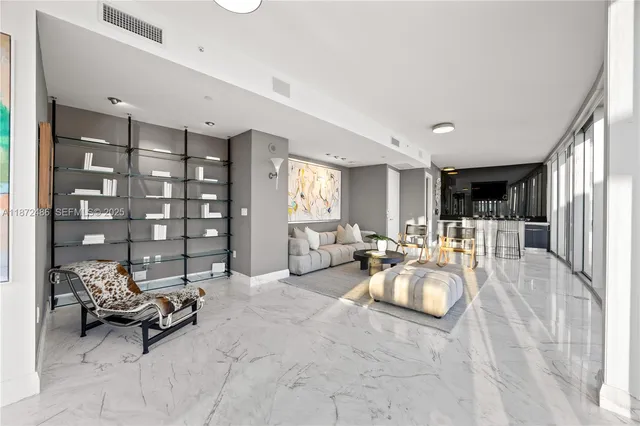 a view of balcony with couch