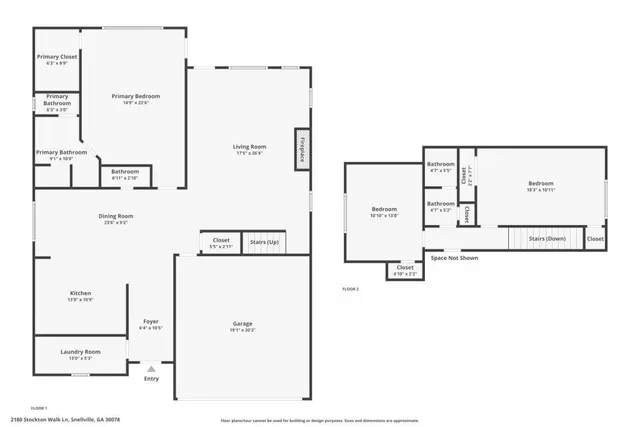 $449,000 | 2180 Stockton Walk Lane, Snellville, GA 30078