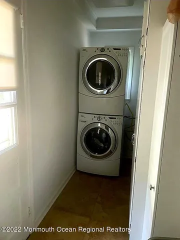 a view of washer and dryer in a utility room