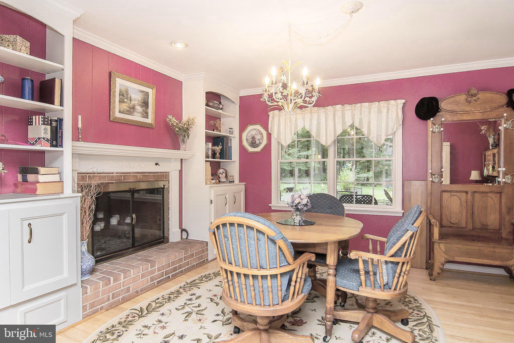 1700 Parkvue Road Fallston, MD 21047 - Photo 18 of 64 Formal Dining Room with Custom Bookcases