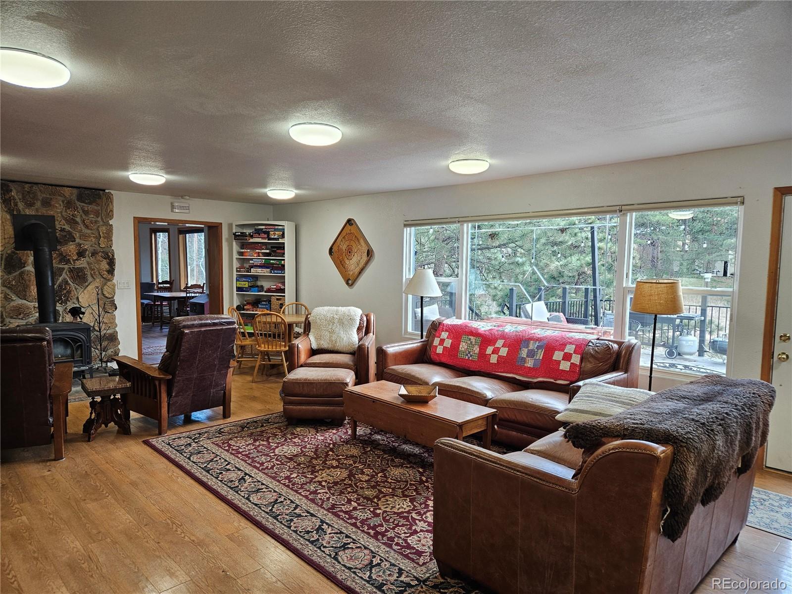 18475 West Road Monument, CO 80132 - Photo 14 of 25 a living room with furniture and a large window